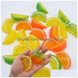 Other Festive Party Supplies Artificial Plastic Lemons Lifelike Lemon Decor Fake Fruit For Pography Prop Display T9I001820 Drop Delive Dhj4S