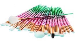 20pcs Diamond Handle Makeup Brushes Full Set of Beauty Tools Eyeshadow Brush Eyebrow Brush8866375