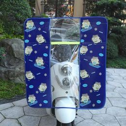 Electric Vehicle Sunscreen and Summer PVC Universal Pedal, Motorcycle Front Rain Shield, Battery Car Wind Shield