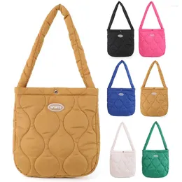 Evening Bags Women Top-handle Bag Large Capacity Quilted Hobo Soft Padded Handbag Solid Colour Lightweight For Shopper Travel