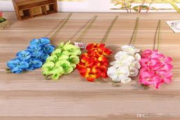 Moth Orchid Artificial Flowers For Wedding Party Simulation Fake Flower Home Desktop Decorations Plants Many Colours 2 6lx ZZ2303192