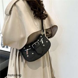Designer Luxury fashion Shoulder bags Trendy Motorcycle Spicy Girl Underarm Bag Instagram Light Luxury Versatile One Shoulder Crossbody Stick Bag