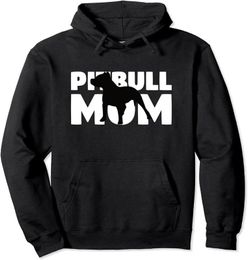 Men039s Hoodies Sweatshirts Pitbull Mom Hoodie Dog Mother Gift Pullover1974932