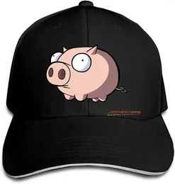 Ball Caps Cute Pig Baseball Hat Sandwich Cap Sun Hats Vintage Unisex Adjustable Of Washable Trucker
