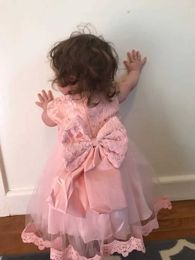 Girl's Dresses Infant Dress Girl 1st Birthday Dresses for Baby Girl Toddler Kid New Year Gown Winter Warm Evening Party Costume for Babies 2023 d240425