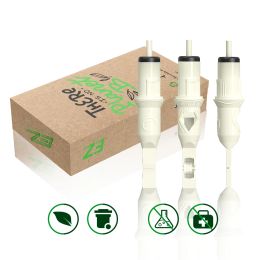 Needles 20 Pcs EZ Revolution 2.0 Cartridge Needle Eco Friendly PLA Biodegradable Tattoo Needles for Rotary Tattoo Pen Machine & Grips