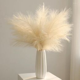 Decorative Flowers 1PC DIY Flower Arrangement Artificial Pampas Grass Fake Reed Bouquet Silk Home Decor