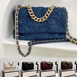 designer bag denim 10A cowboy Bags 2023 Metallic Lady Luxury top Brand Shoulder Handbags Quality Women Phone Wallets Artwork Lattice purse totes Thread 1103ess