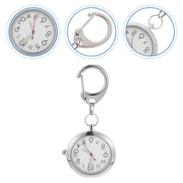 Pocket Watches Watch Nigh Glowing Chest Clip On Gift Clip-on Night Stainless Steel