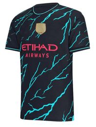 24 25 HAALAND SOCCER JERSEYS Chinese New Year Dragon DOKU RODRIGO GREALISH MANS CITIES DE BRUYNE FODEN 2024 2025 Football Shirts Men Kid 2354