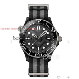 Watches Wrist Luxury Designer Men's Luxury Personality Ceramic Ring Waterproof Automatic Mechanical Men's Wave Pattern Surface Luminous m 91