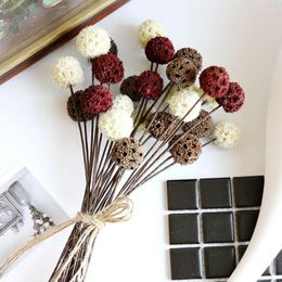 Decorative Flowers 5pcs/lot Crafting Wedding Accessories DIY Dried Table Decor Home Decoration Fruit