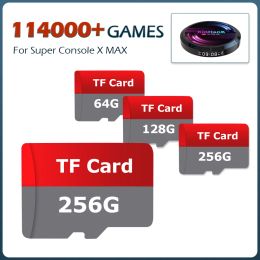 Consoles Super Console X MAX Game Card Used For Super Console X MAX Retro Video Game Consoles With 114000 Games For PSP/PS1/NDS/N64/MAME