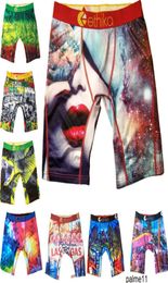 Men Women Sport Boxer Technical Underwear Quick Dry Graffiti Print Shorts Leggings Beach Trunks Pants u27BXR EQPK1316451