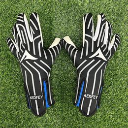 Soccer Football Goalkeeper Gloves Thickened latex 4 mm Professional Protection Adults Teenager Goalie 240318