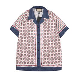 2023 Designer Shirt Mens Button Up Camicie camicia da bowling stampa Hawaii Camicie casual floreali Uomo Slim Fit Abito a maniche corte Hawaiian Belkis Top M-3XL