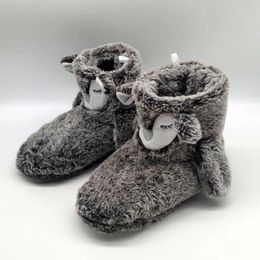 Slippers Funny Gift Unisex Cute Special Penguin Shoes Men Women Winter Custom House Children Indoor
