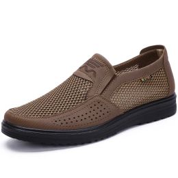 Boots 3848 Summer Style Mesh Flats for Men Loafer Casual Highend Very Comfortable Dad Shoes