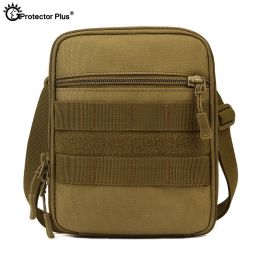 Bags PROTECTOR PLUS Molle Tactical Pouch 6 inches mobile phone Bag Military Sport Outdoor Hiking Travel Waist bag Nylon Portable