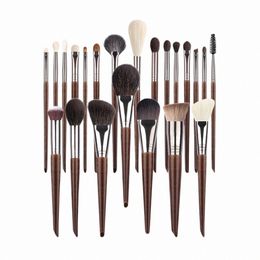 ovw Makeup Brushes Set Cosmetic Makeup Tools 22pcs Natural Hair Powder Foundati Highligh Lip Sculpting Blusher Eyel c1qG#