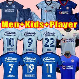 23 24 Cruz Azul Soccer Jerseys CDSyC mexico League Pineda Romo RODRIGUEZ 2023 2024 Home away third Football Shirts LIGA MX camisetas de futbol men kids fans player