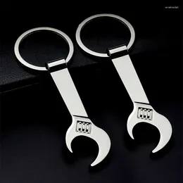 Keychains Portable Keychain Bottle Opener Key Chains Rings Holde Pendants Cheers Wrench Beer Multifunctional Gift Accessories