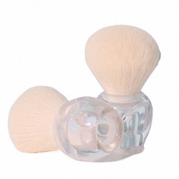 mushroom Crystal Nail Brush Transparent Paint Gel Dust Cleaning Brushes Make Up Brush Nail Art Manicure Tools z8lx#