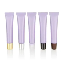 Storage Bottles YUXI Frosted Purple Lipstick Hose Makeup Empty Bottle Lip Colour