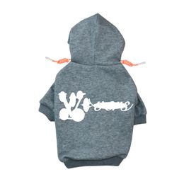 Dog Apparel Designer Clothes Brand Soft And Warm Dogs Hoodie Sweater With Classic Design Pattern Pet Winter Coat Cold Weather Jackets Otfky