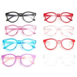 Sunglasses Portable Online Classes Glasses Protection Kids Anti-blue Light Ultra Frame Round Eyeglasses