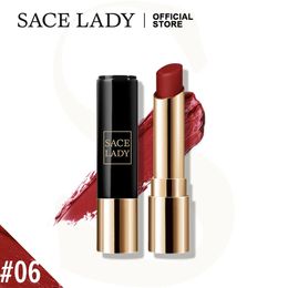 SACE LADY Nude Lipstick Matte Makeup Waterproof Red Lips Long Lasting Velvet Batom Make Up 12 Colors Cosmetics Wholesale 240313