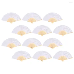 Decorative Figurines 12Pcs Chinese Folding Hand Fan Style Dancing Handheld