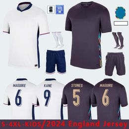 2024 England Soccer Jerseys SAKA RASHFORD KANE FODEN STERLING GREALISH MOUNT BELLINGHAM TRIPPTIER STONES GALLAGHER WALKER Men Kids Kit Set Football Shirt