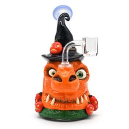 Festive Decorations Glow In Dark,Polymer Clay Pumpkin Ghost Eyeball Glass Smoking Item,Handicraft Ornament,Tobacco Glass,Glass Hookah,Glass Water Pipe