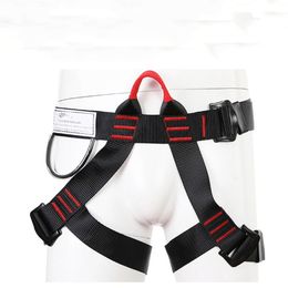 Anti-Fall Three-point Safety Belt Adjustable Half-Body Harness for Outdoor Activities Climbing Mountain Work Altitude Climbing