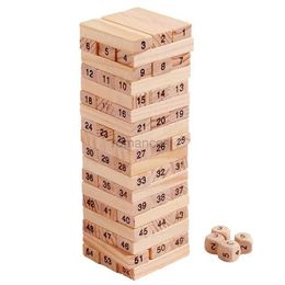 Sorting Nesting Stacking toys 54 pieces of Colourful digital childrens stacked building blocks folding tower games home garden educational 24323