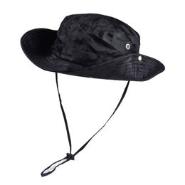 Outdoor Hats Fashion Bucket Hat Hiking Hunting Mens Sports Cap Wide Brim Fisherman Waterproof Sun Uv Protection F Drop Delivery Outdoo Otqpf