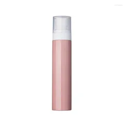 Storage Bottles 35pcs Plastic Bottle Products Empty Pink PET 100ML White Lotion Pump Clear Cover Refillable Cosmetic Packaging Container