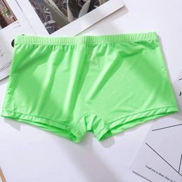 Underpants Breathable Men Boxers Slim Fit Low Waist Colorfast Summer Anti-septic