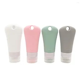 Storage Bottles 60ml Shampoo Refillable Bottle Hand Washing Shower Gel Squeeze Container Lotion Bottling Travel Accessories Sub-bottling