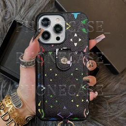 Beautiful iPhone Phone Cases 15 14 Pro Max Leather LU Hi Quality Card Purse 18 17 16 15pro 14pro 13pro 13 12 11 X Xs Samsung S21 S22 S23 S24 S25 S26 Ultra Case with Logo Box LC