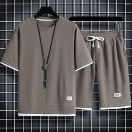 Men's Tracksuits Brand High Quality Long Lasting Shirt Set Sports Suit Casual Comfortable Fashion Male Men Shorts Soft Stylish