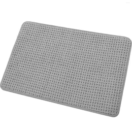 Bath Mats Woven Pattern Floor Mat Bathroom Lovely Rugs Door Kitchen Washable Ground For Comfortable Supple Indoor Thick Carpet