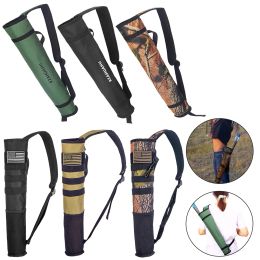 Bags Oxford Archery Crossbow Arrow Quiver Holder Pocket Portable Waist Hanging Bow Storage Pouch Outdoor Carrying Bag Accessories