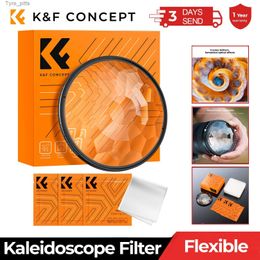 Philtres K F Concept Kaleidoscope Philtre Special Effect Philtre with 3 pieces of vacuum cleaning cloths used for camera lenses Nano-K series filtersL2403