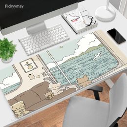 Pads Big Mouse Pads Cute Anime Mousepads Large Mousepad For Office Gamer Rubber Mat Company Desk Pad Design Cute Table Carpet