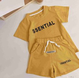 Boys Designers Clothes Toddler Clothing Sets Summer Baby Short-Sleeve T Shirt Shorts 2PCS Costume For Kids Tracksuit Trend fashion
