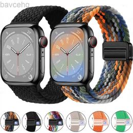 Watch Bands Nylon strap 9 8 7 45mm 41mm Ultra/2 49mm magnetic adjustable breathable strap for Watch suitable for iWatch 6 5 4 3SE 44mm 40mm 42mm 24323