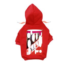 Dog Apparel Designer Clothes Brand Soft And Warm Dogs Hoodie Sweater With Classic Design Pattern Pet Winter Coat Cold Weather Jackets Otusq