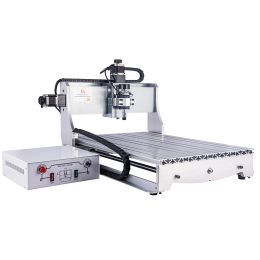 LY 6040 Mini CNC Wood Router Machine 500W USB Parallel Port 2 in 1 Frame Gantry Heighten for Metal Engraving Woodworling